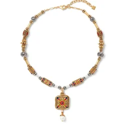 Medieval Byzantine Statement Necklace and Drop Earrings Set*The Met Store Store