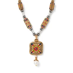 Medieval Byzantine Statement Necklace and Drop Earrings Set*The Met Store Store