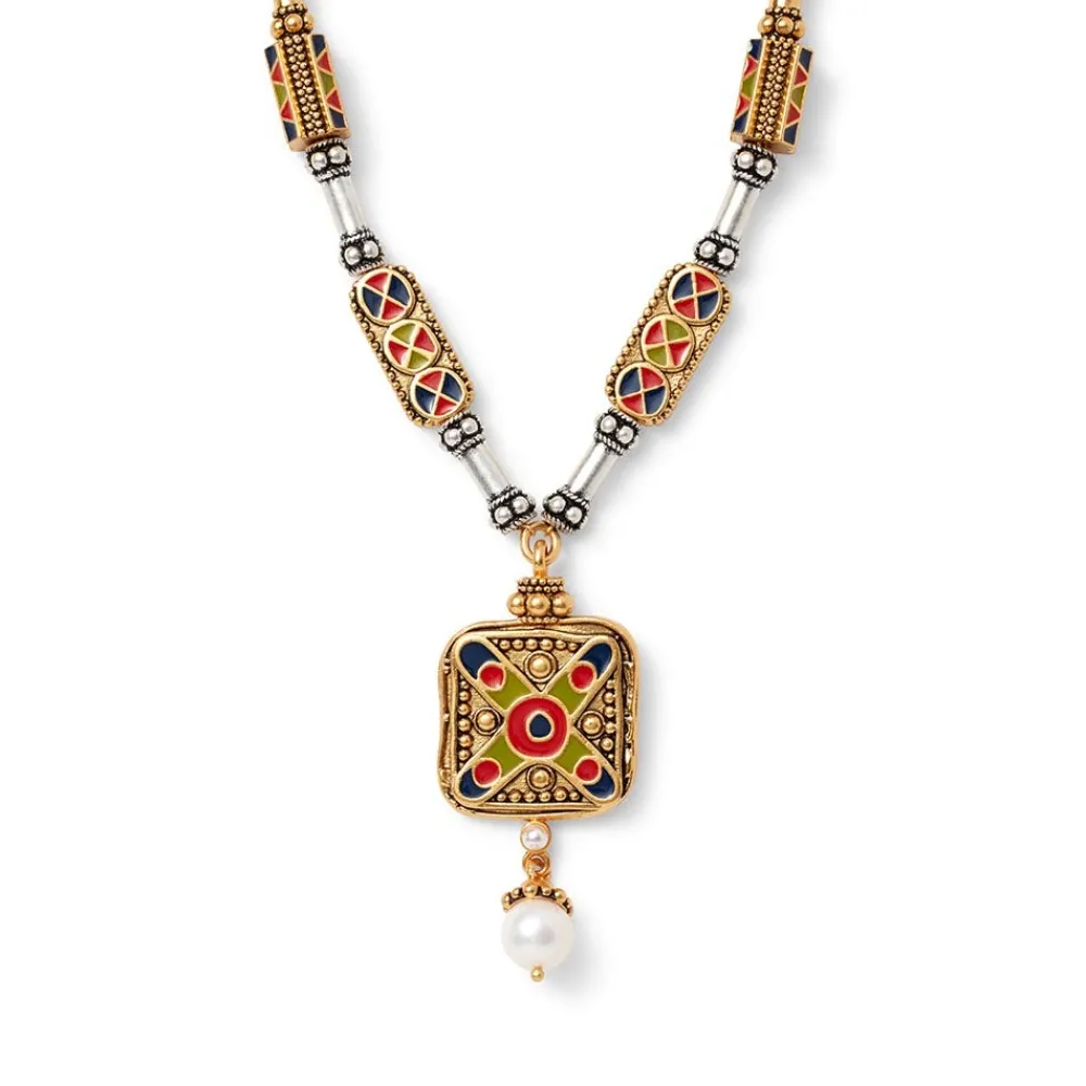 Medieval Byzantine Statement Necklace and Drop Earrings Set*The Met Store Store