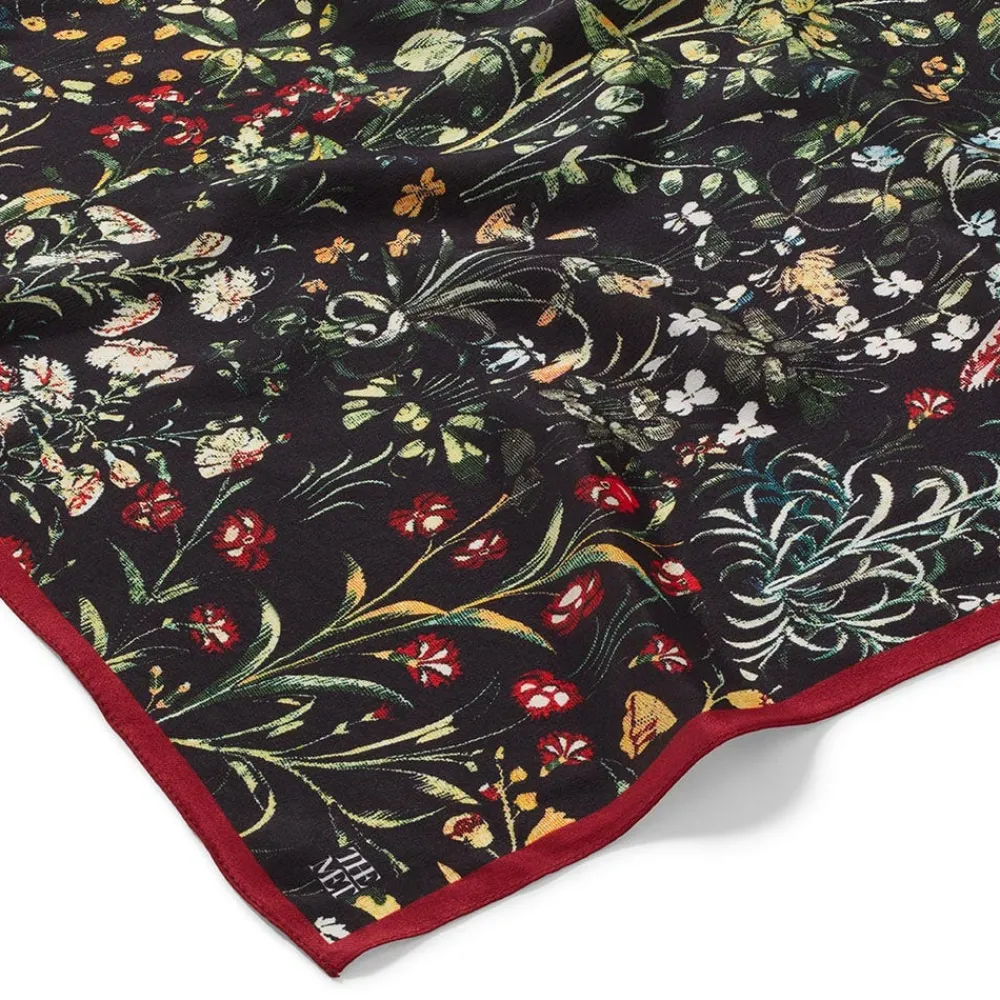 Medieval Millefleurs Oblong Silk Scarf*The Met Store Sale
