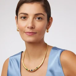 Medieval Stone Hoop Earrings*The Met Store Store