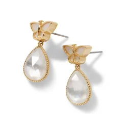 Meiji Butterfly Drop Earrings*The Met Store Store