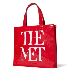 Met Logo Vinyl Tote*The Met Store Sale