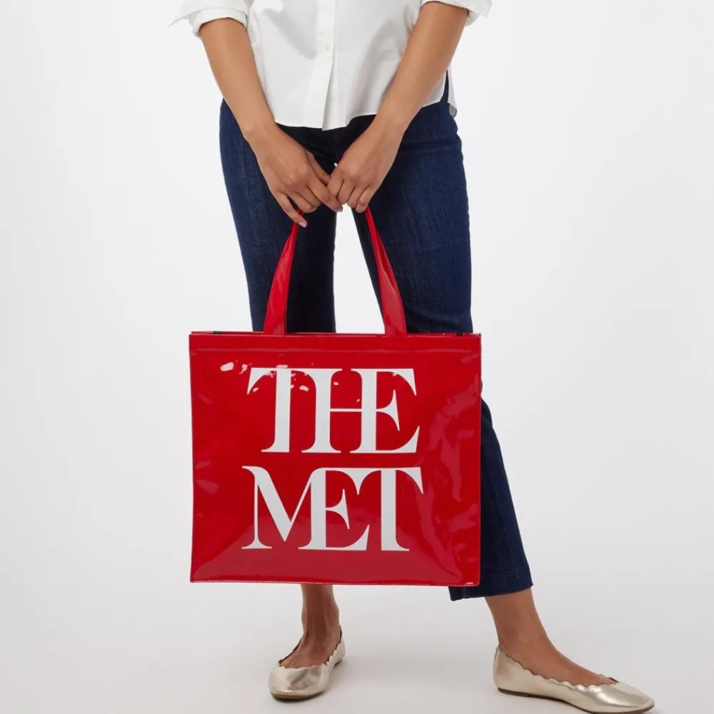 Met Logo Vinyl Tote*The Met Store Sale