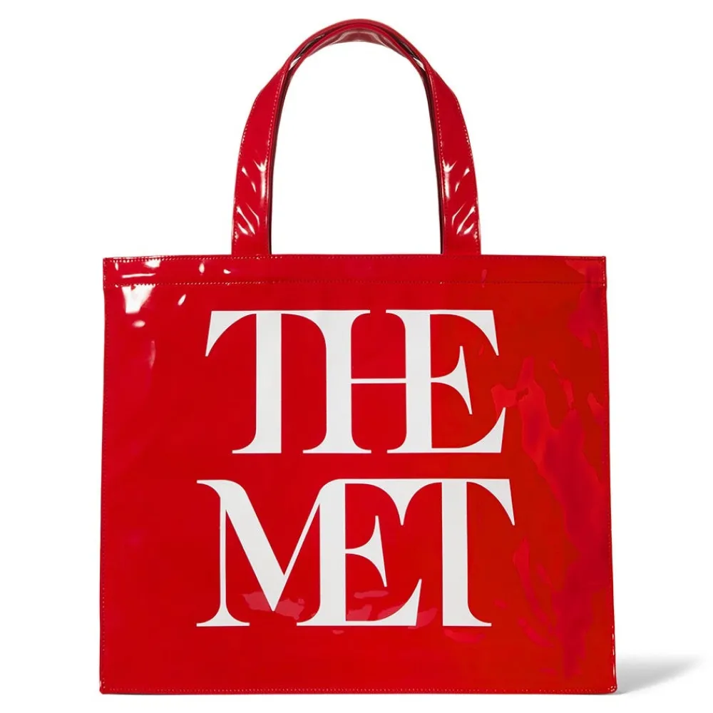 Met Logo Vinyl Tote*The Met Store Sale