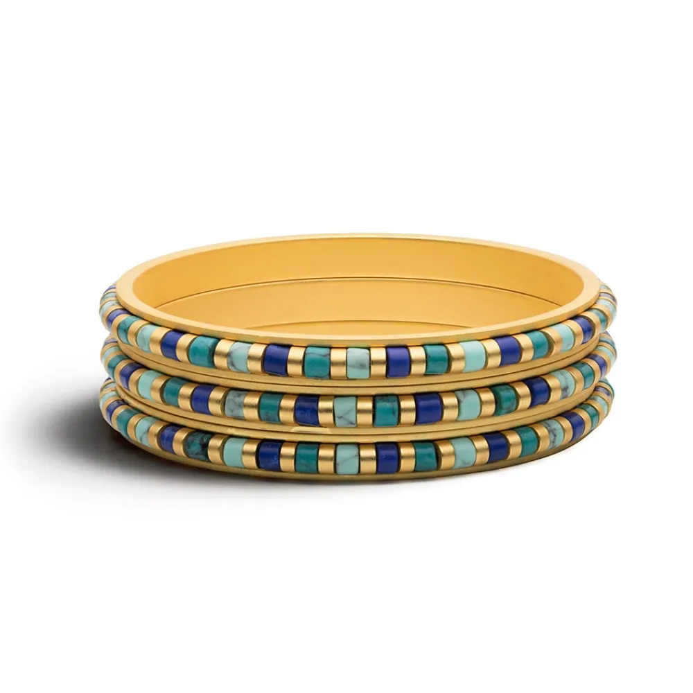 Middle Kingdom Cylindrical Bead Bangles*The Met Store Fashion