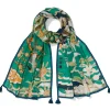 Ming Birds and Flowering Branches Oversize Oblong Scarf*The Met Store Best Sale