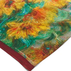 Monet Sunflowers Oblong Silk Scarf*The Met Store Sale