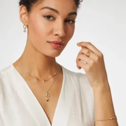 Moon and Star Hoop Earrings*The Met Store Cheap