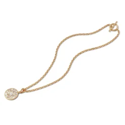 Mother-of-Pearl Mosaic T-Bar Pendant Necklace*The Met Store Best