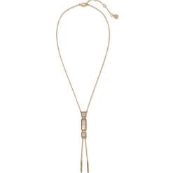 Mother-of-Pearl Tile Double Lariat Necklace*The Met Store Shop