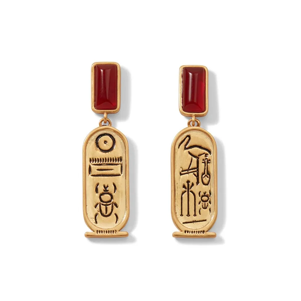 New Kingdom Gems Double-Drop Earrings*The Met Store Store