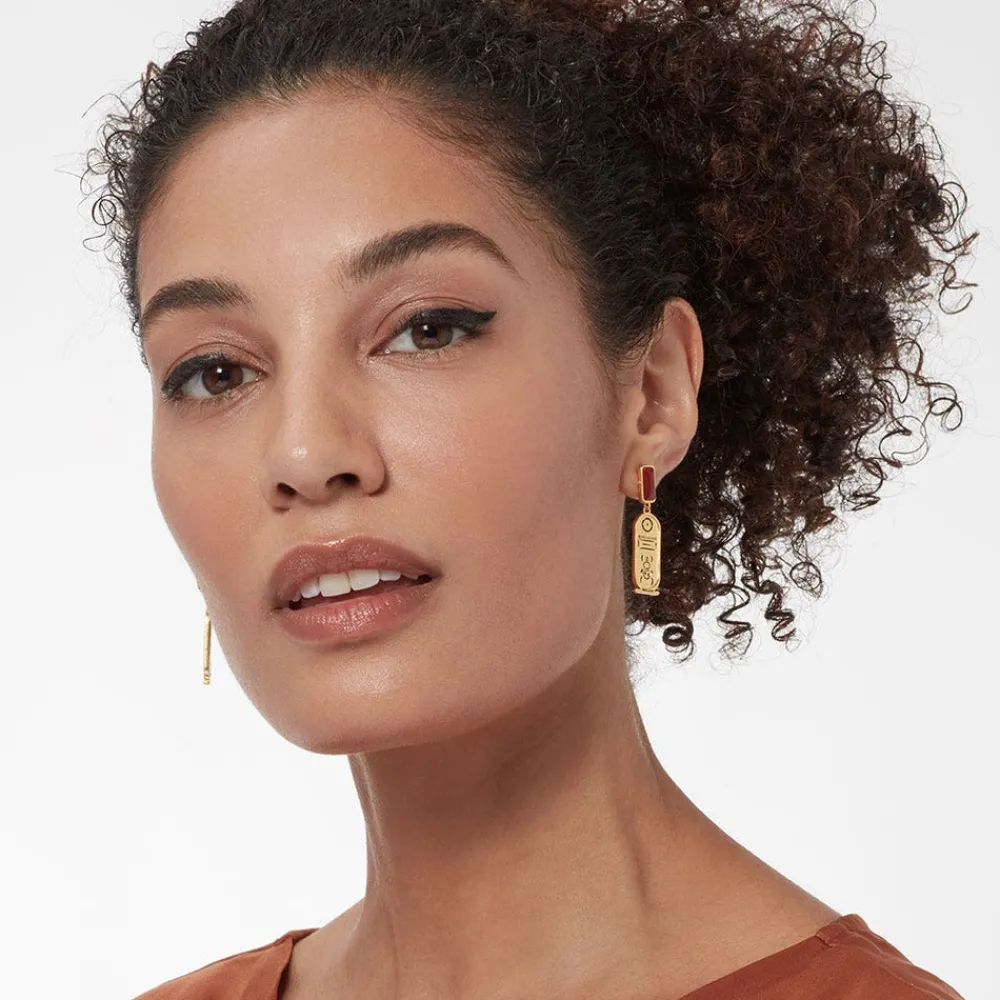 New Kingdom Gems Double-Drop Earrings*The Met Store Store
