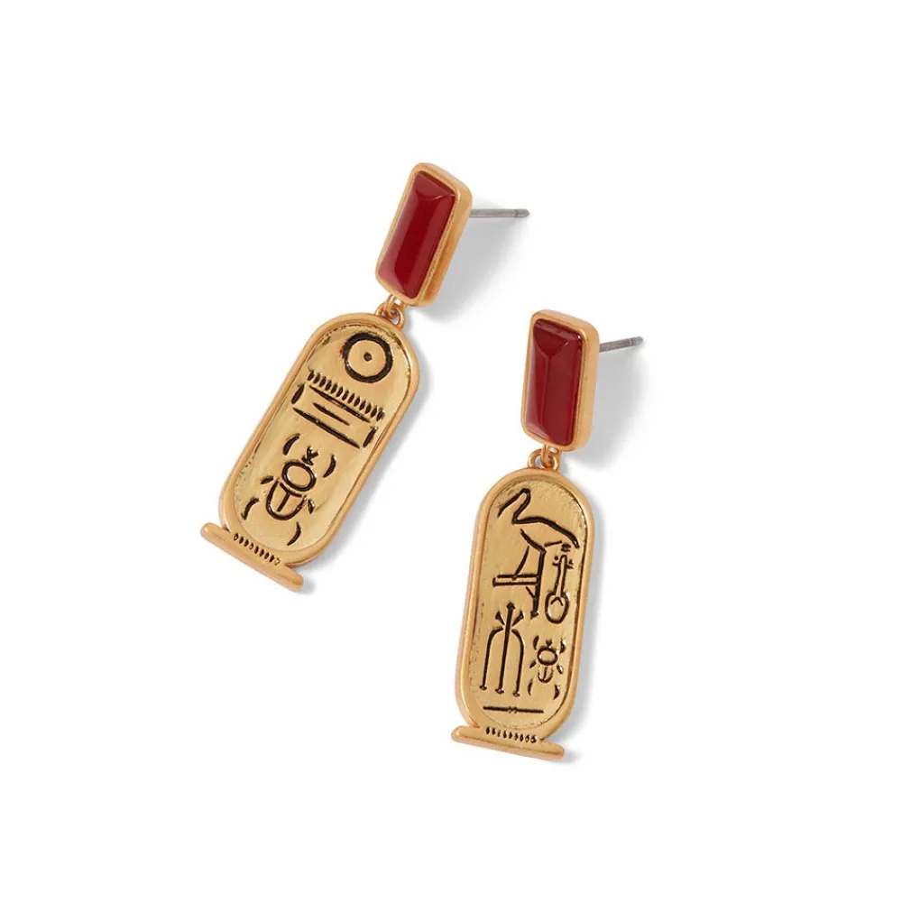 New Kingdom Gems Double-Drop Earrings*The Met Store Store