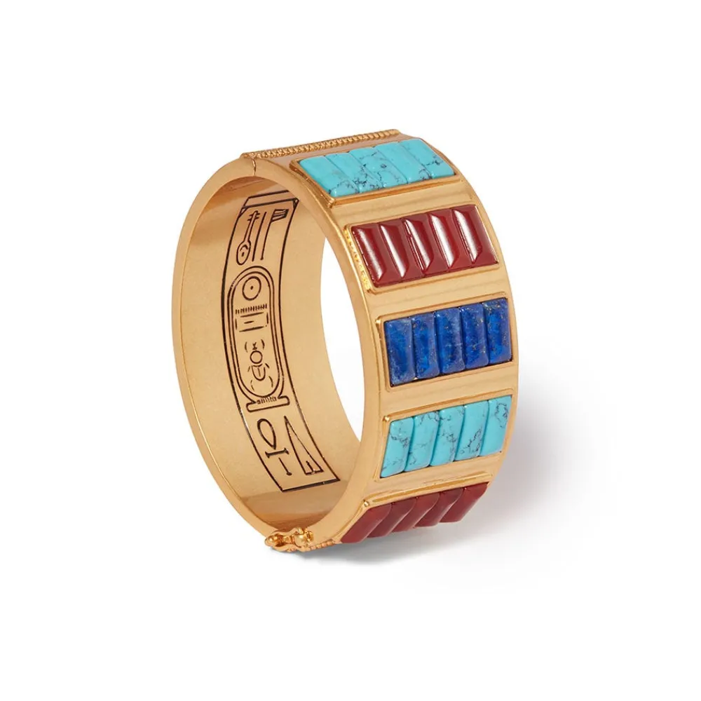 New Kingdom Gems Hinged Cuff*The Met Store New