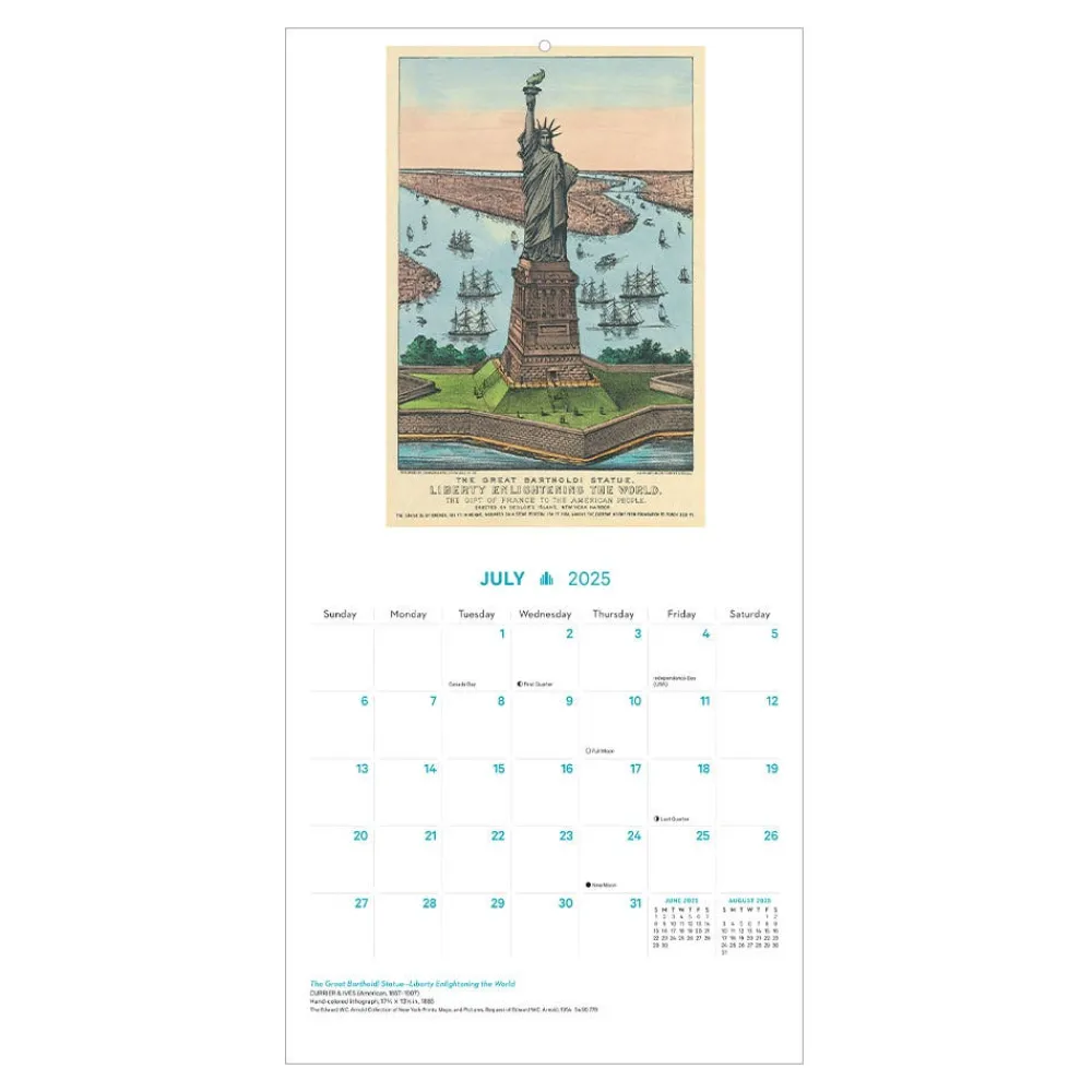 New York in Art Mini Wall Calendar 2025*The Met Store Clearance
