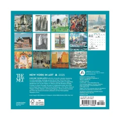 New York in Art Mini Wall Calendar 2025*The Met Store Clearance