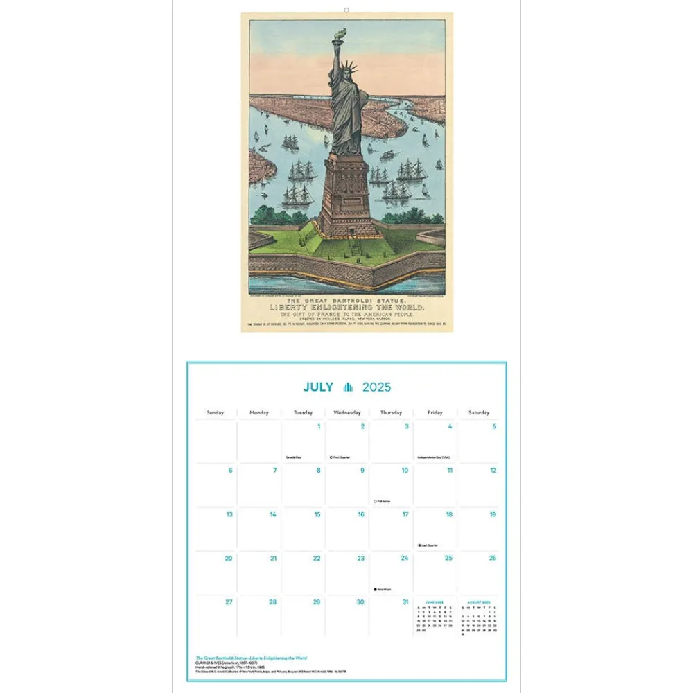 New York in Art Wall Calendar 2025*The Met Store Shop