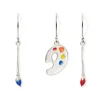 Paintbrush and Palette Drop Earrings*The Met Store Outlet