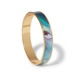 Peacock Feather Enamel Bangle*The Met Store Best Sale
