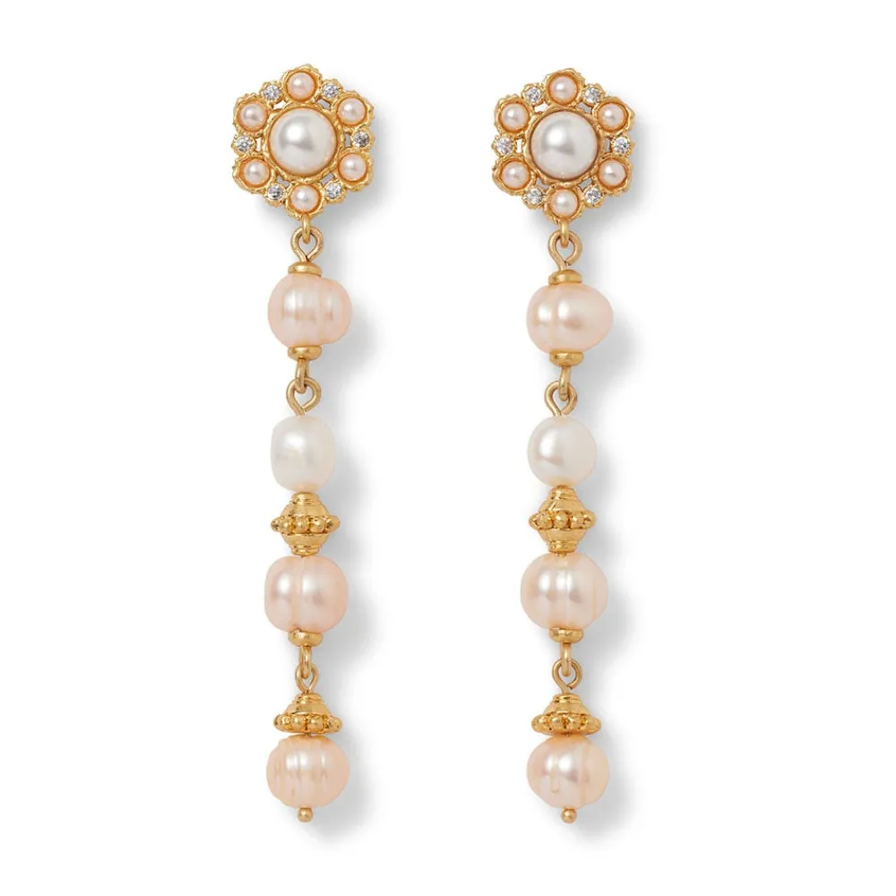 Philippine Pearl Linear Drop Earrings*The Met Store Flash Sale