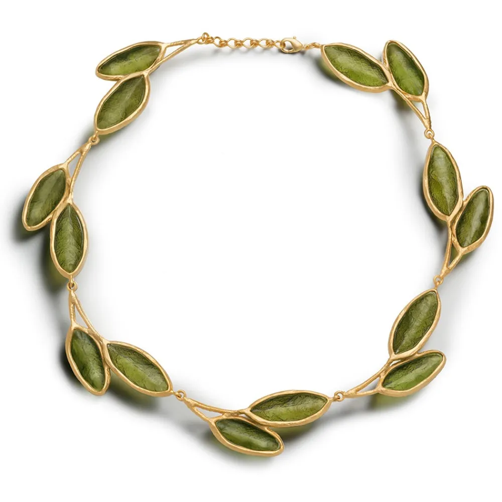 Sage Leaf Choker*The Met Store Hot