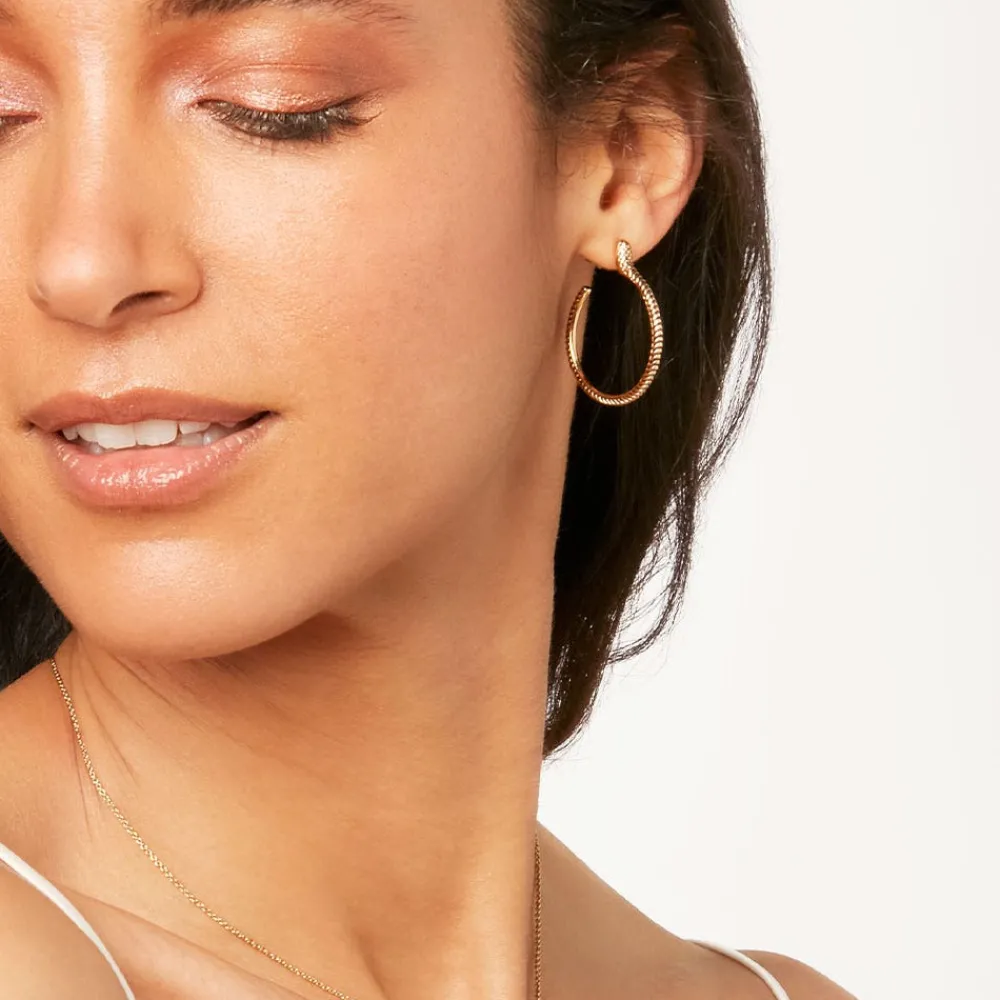 Serpentine Hoop Earrings*The Met Store Hot