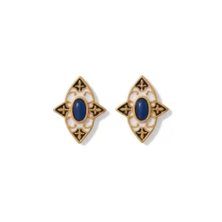 Spanish Baldric Lapis Stud Earrings*The Met Store Discount