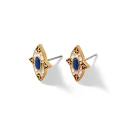 Spanish Baldric Lapis Stud Earrings*The Met Store Discount