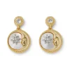 Spanish Day and Night Moon Drop Earrings*The Met Store Outlet