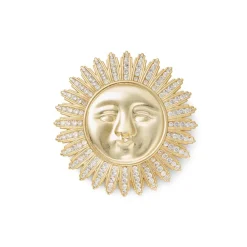 Spanish Day and Night Sun Brooch*The Met Store Discount