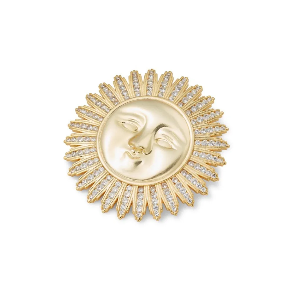 Spanish Day and Night Sun Brooch*The Met Store Discount