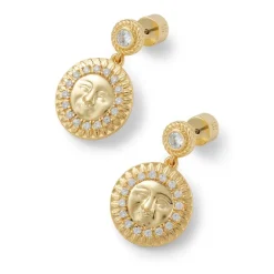 Spanish Day and Night Sun Drop Earrings*The Met Store Online