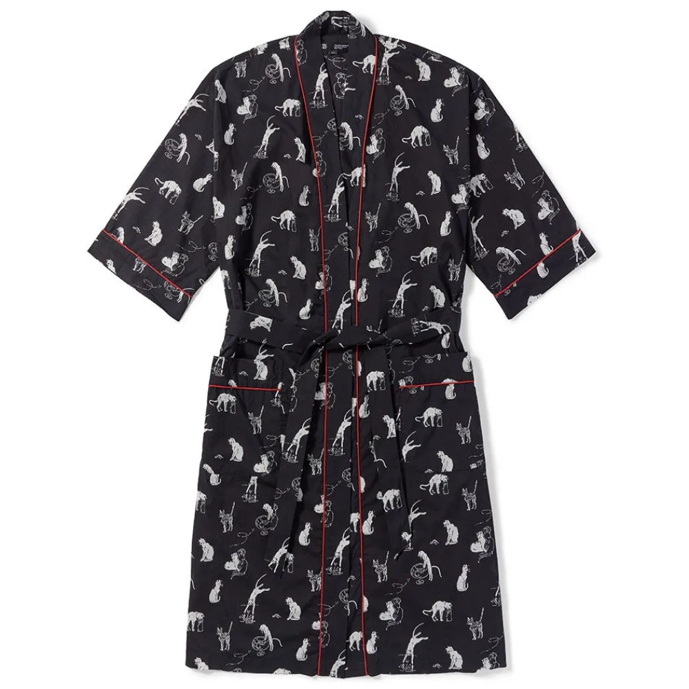 Steinlen Cats Unisex Cotton Robe*The Met Store Best