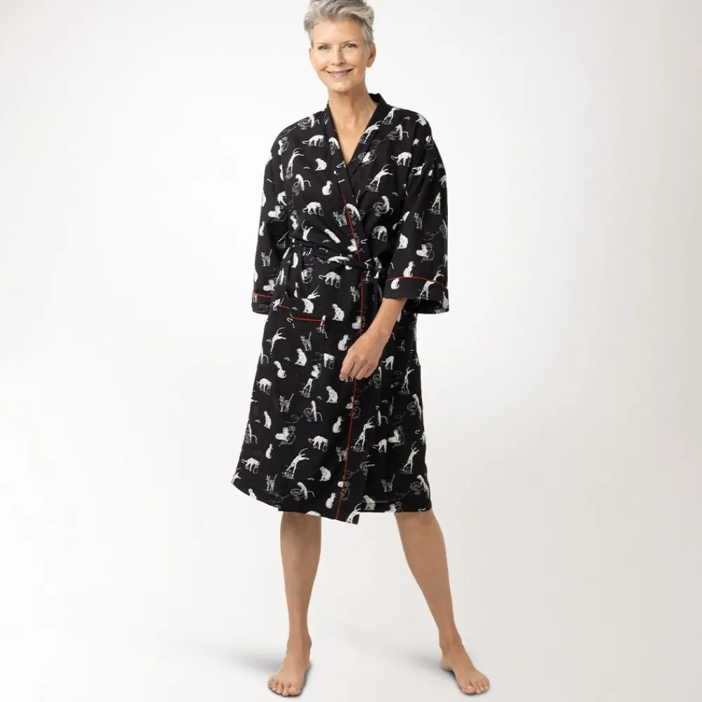 Steinlen Cats Unisex Cotton Robe*The Met Store Best