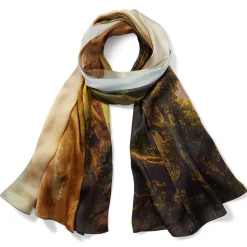 Sublime Landscapes Durand Oversize Oblong Silk Scarf*The Met Store Online