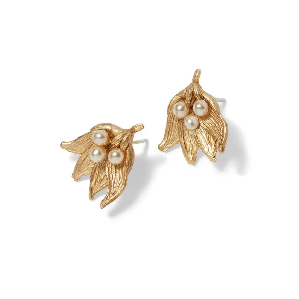 The Met Cloisters Garden Fava Bean Stud Earrings*The Met Store Online