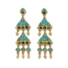 Tibetan Mandala Fringe Drop Earrings*The Met Store Best