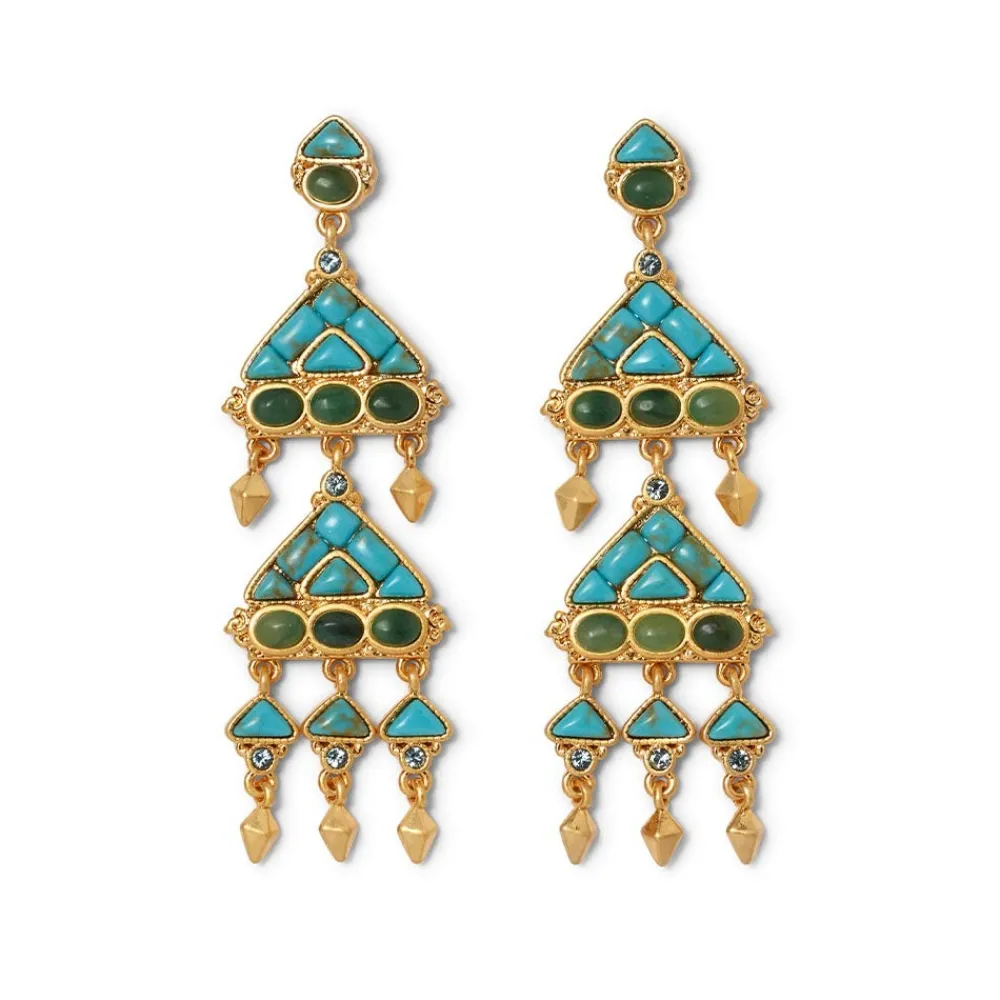Tibetan Mandala Fringe Drop Earrings*The Met Store Best