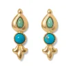 Tibetan Turquoise Drop Earrings*The Met Store Flash Sale