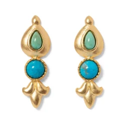 Tibetan Turquoise Drop Earrings*The Met Store Flash Sale