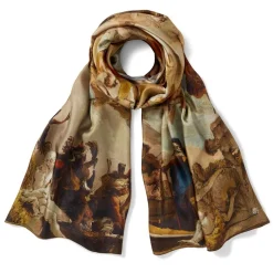 Tiepolo Allegory of the Planets and Continents Oversize Unisex Oblong Silk Scarf*The Met Store Fashion