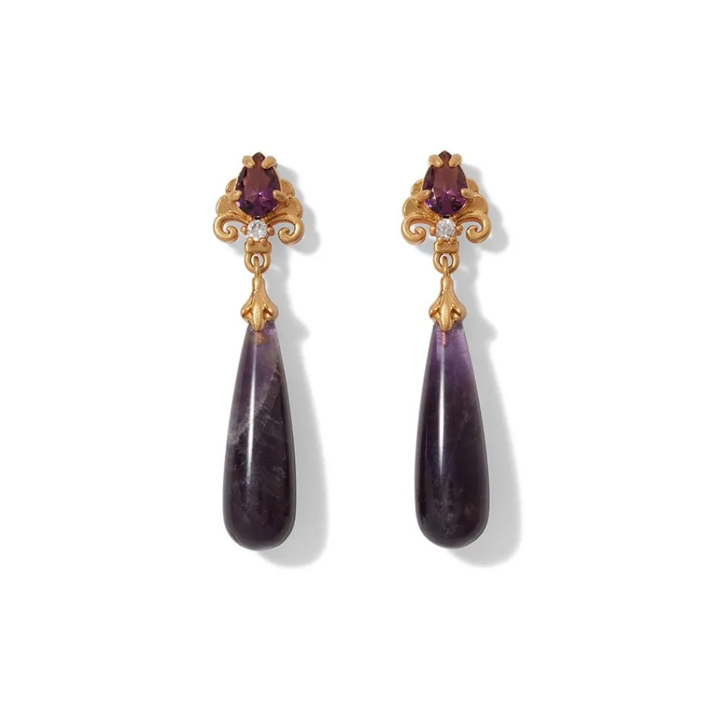 Turkish Amethyst Drop Earrings*The Met Store Best