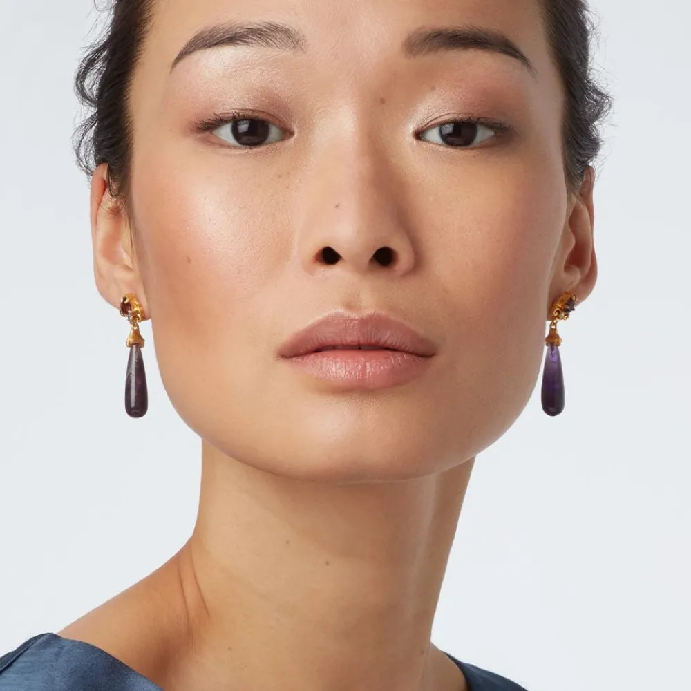 Turkish Amethyst Drop Earrings*The Met Store Best