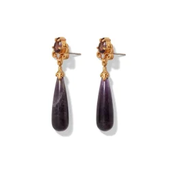 Turkish Amethyst Drop Earrings*The Met Store Best
