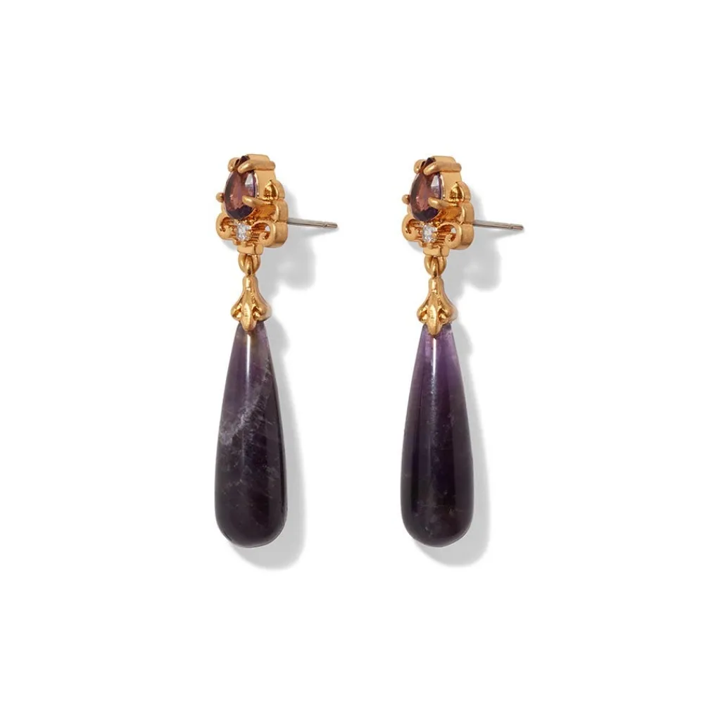 Turkish Amethyst Drop Earrings*The Met Store Best