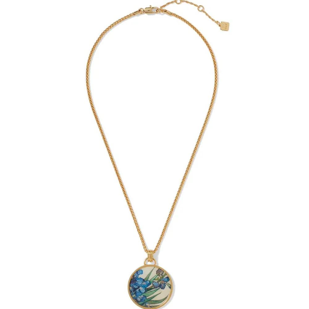 Van Gogh Irises Enamel Pendant Necklace*The Met Store Shop
