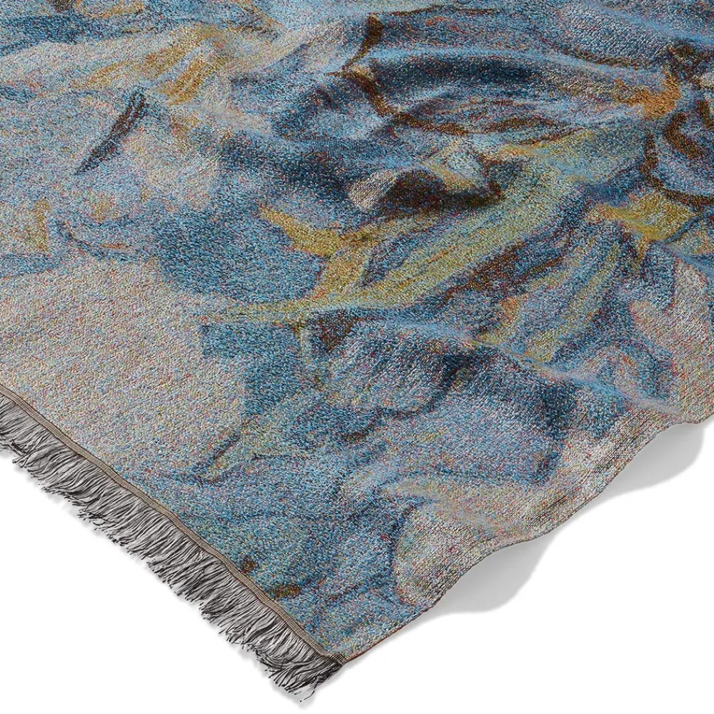 Van Gogh Irises Wool-Blend Shawl*The Met Store Best