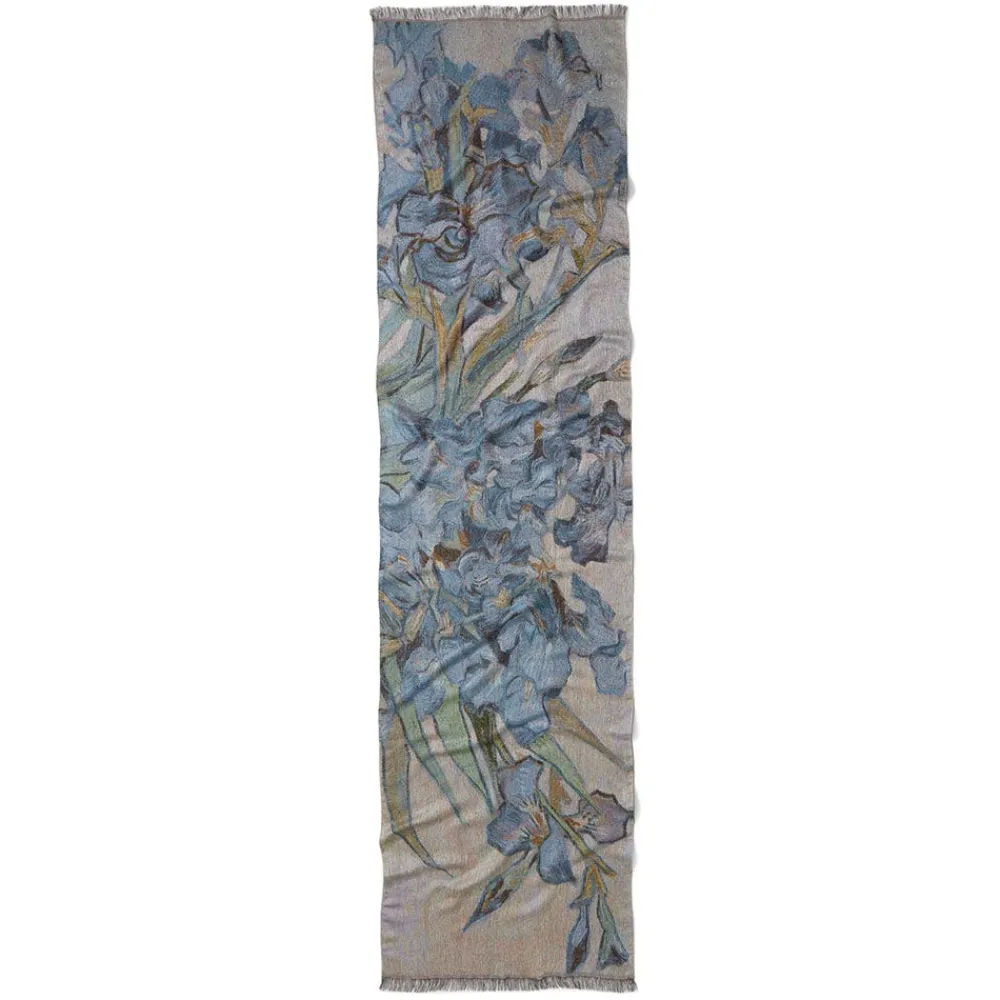 Van Gogh Irises Wool-Blend Shawl*The Met Store Best