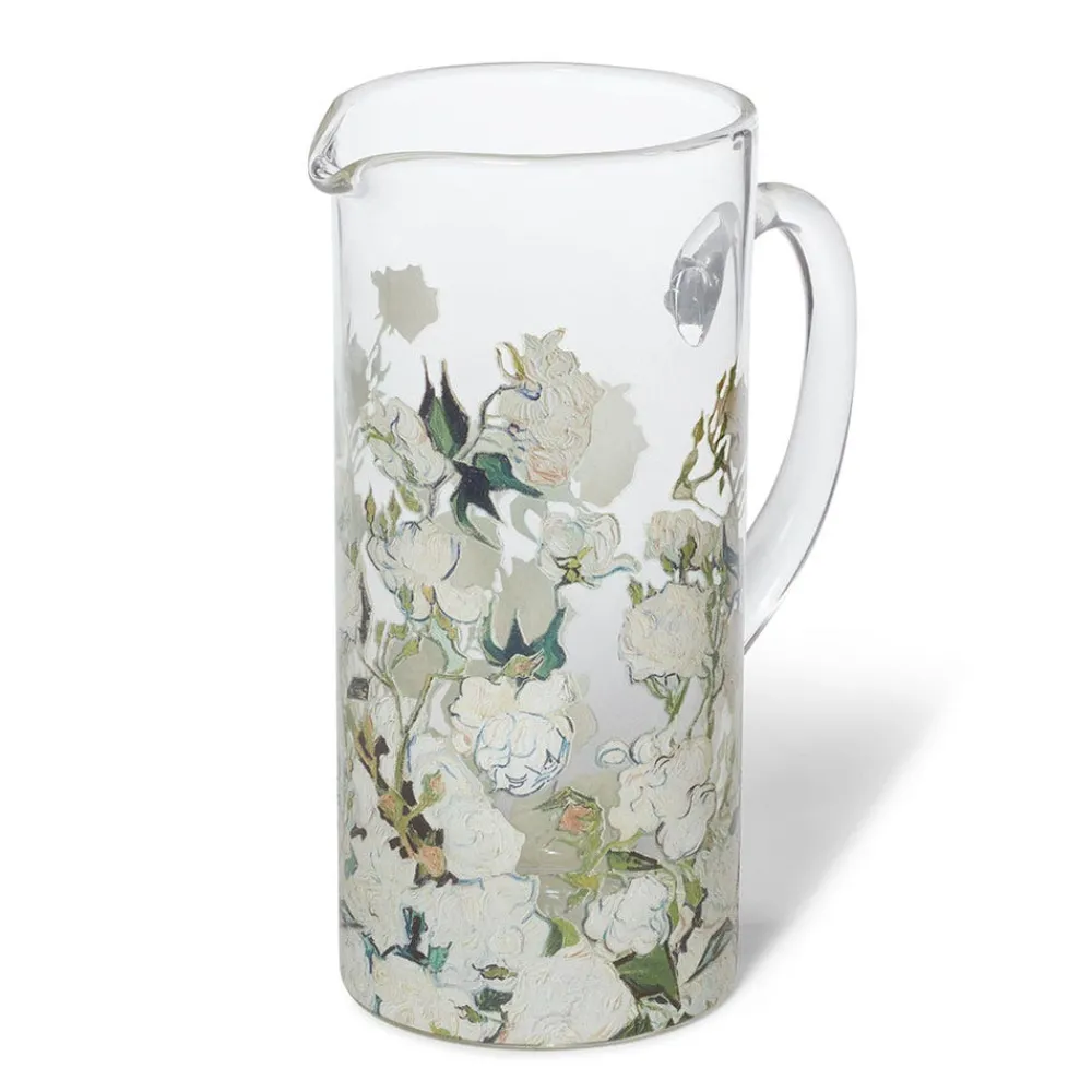 Van Gogh Roses Glass Pitcher*The Met Store New